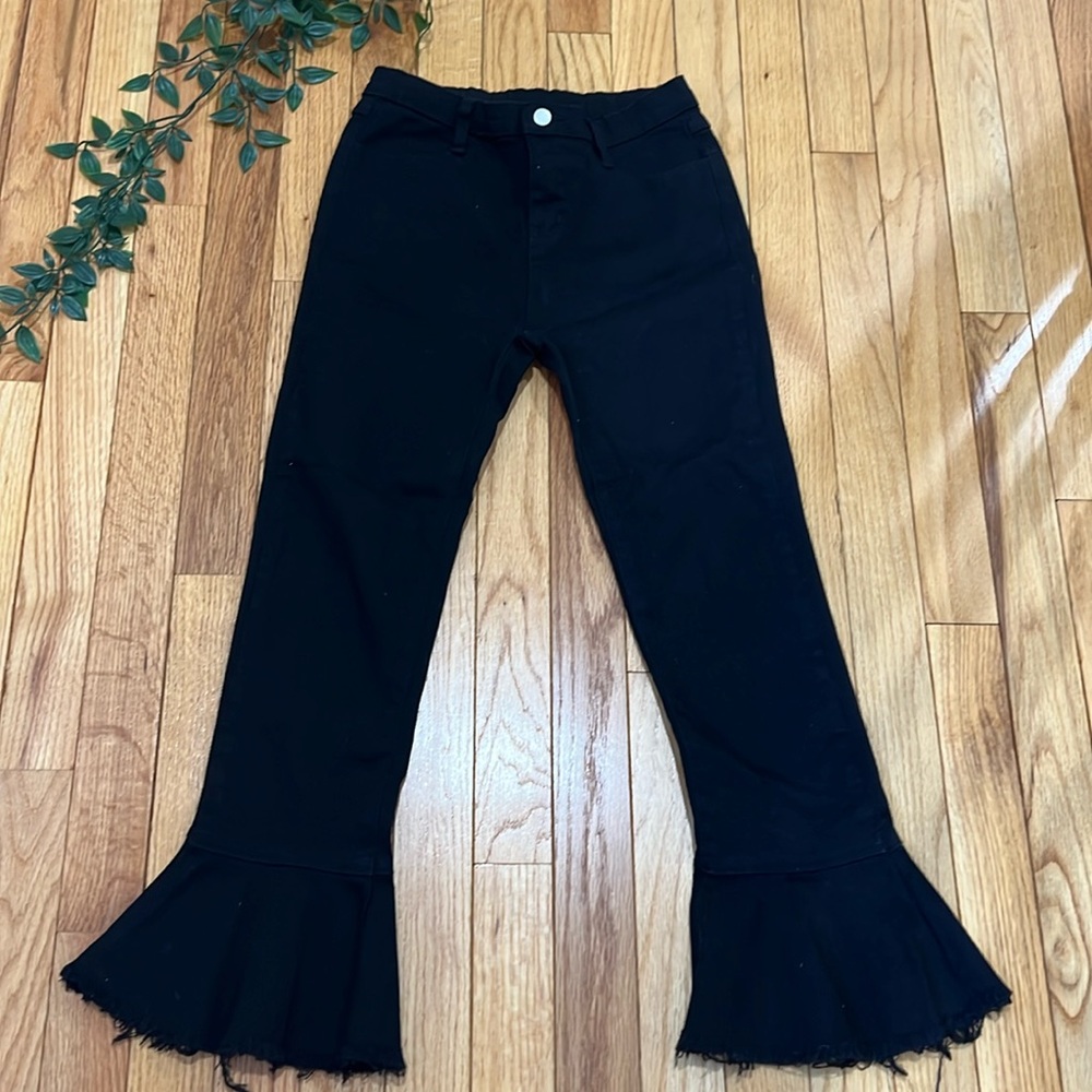 Girls black jeans